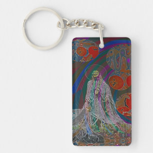 Whimsical Halloween Dreams Key Ring