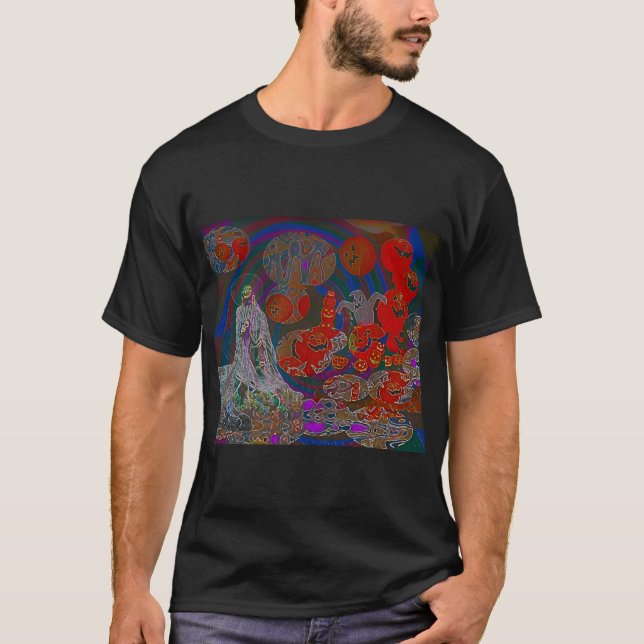 Whimsical Halloween Dreams T-Shirt (Front)