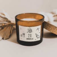 whimsical hand drawn 30th birthday drinks party