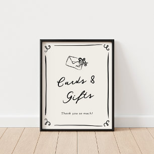 Whimsical Hand Drawn Cards & Gifts Poster
