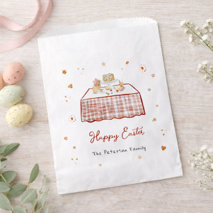 Whimsical Hand Drawn Happy Easter Favour Bags