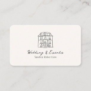 Whimsical, hand drawn, illustrative business card