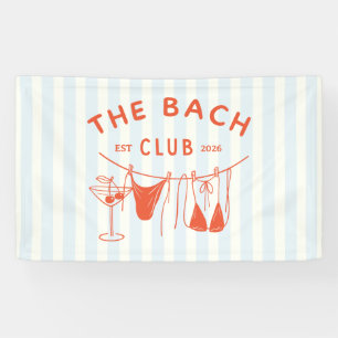 Whimsical Hand Drawn Orange Cocktail Bachelorette Banner