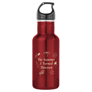 Whimsical Hand Drawn The Summer I Turned Thirteen 532 Ml Water Bottle