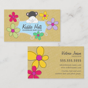 Whimsical Handmade Baby Brand For Cosy Creations Business Card