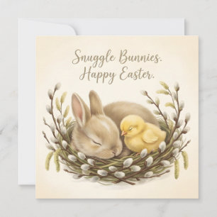 Whimsical Happy Easter Greeting Card
