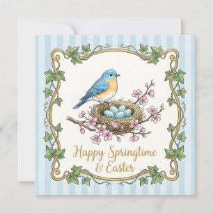 Whimsical Happy Easter Greeting Card