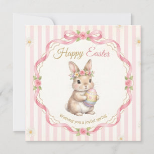 Whimsical Happy Easter Greeting Card