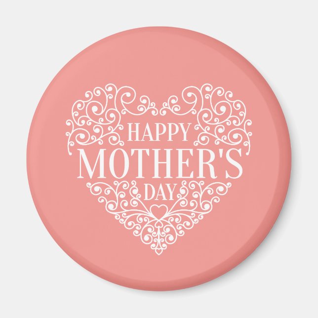 Whimsical Happy Mother's Day | Magnet (Front)
