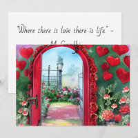 Whimsical Hearts Archway Custom Valentine's Day