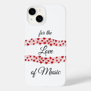 Whimsical hearts music "For the love of music"  Case-Mate iPhone 14 Case