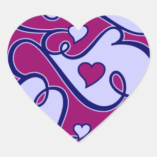 Whimsical Hearts stickers