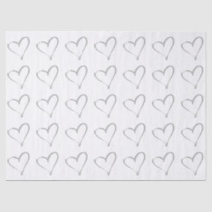 Whimsical Hearts Tissue Paper