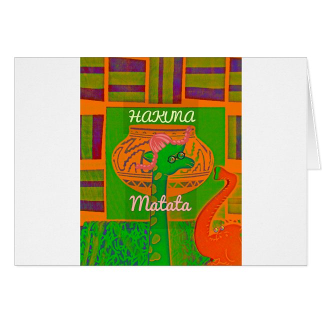 Whimsical Heights: Beautiful Funny Giraffe African (Front Horizontal)