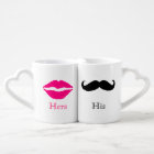Whimsical His and Hers Mug Set
