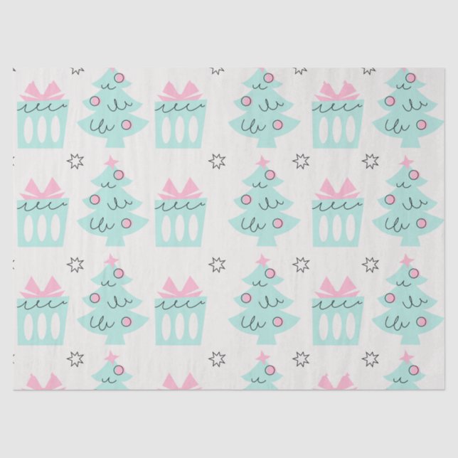 Whimsical Holiday Tissue Paper (Front)