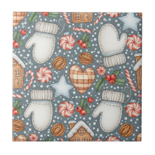 Whimsical Holiday Treats & Winter Mittens (4) Tile