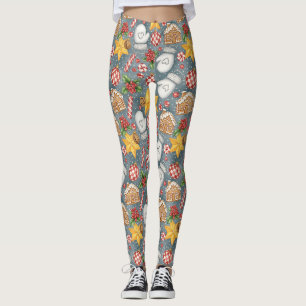 Whimsical Holiday Treats & Winter Mittens (5) Leggings