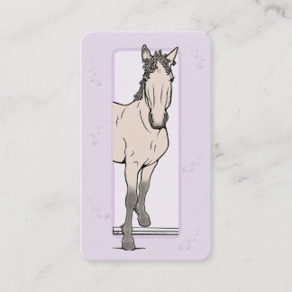 Whimsical Horse Small Business Thank You Welcome Card