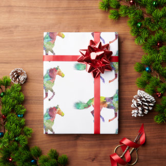 Whimsical Horse Wrapping Paper