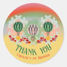 Whimsical Hot Air Balloon Birthday
