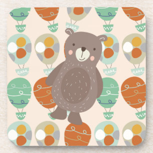 Whimsical Hot Air Balloons Coaster