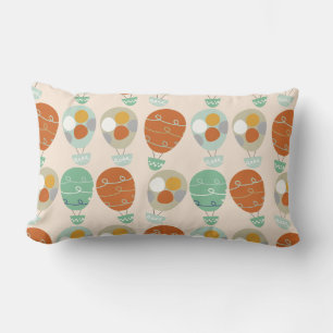 Whimsical Hot Air Balloons Lumbar Cushion