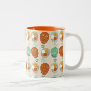 Whimsical Hot Air Balloons Two-Tone Coffee Mug