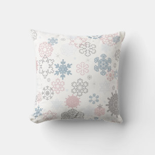 Whimsical Icicle Silhouettes Cream & Pastel Shades Cushion