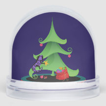 Whimsical Iguana Oh Christmas Tree