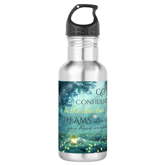 Whimsical Inspiring Dreams Quote 532 Ml Water Bottle (Front)