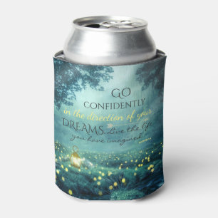Whimsical Inspiring Dreams Quote Can Cooler