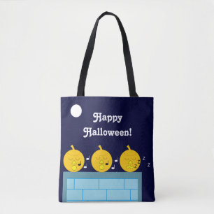 Whimsical Jack-o'-Lanterns: Tote Bag