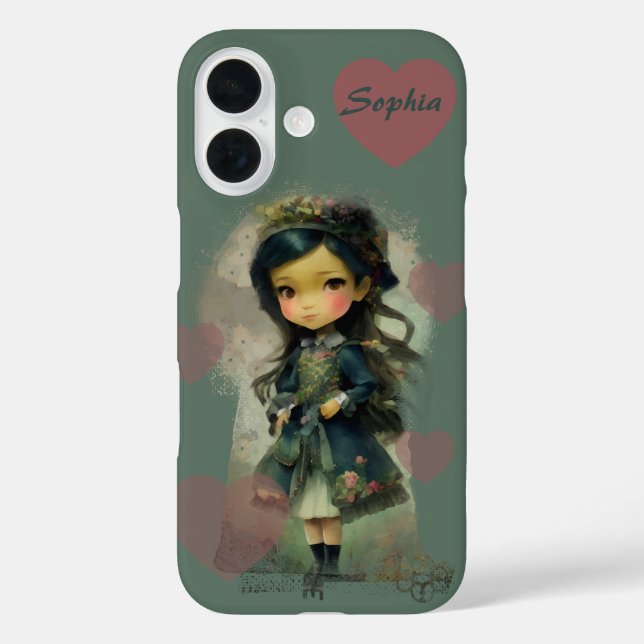 Whimsical Kawaii Fairy Tale Girl Case-Mate iPhone Case (Back)