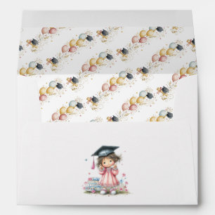 Whimsical Kindergarten Graduation Celebration Envelope