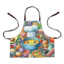 whimsical Kitchen Adventure Kids' Apron