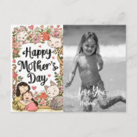 *~* Whimsical Kitty Bunny Mother's Day AP72 Photo