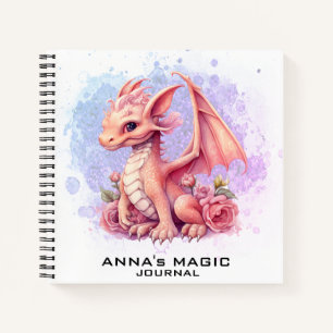 *~* Whimsical Law Attraction Baby Dragon AP85 Notebook