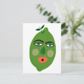 Whimsical Lime Postcard (Standing Front)