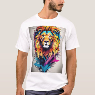 Whimsical Lion Dreamscape Tee