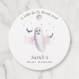 Whimsical Little Boo Halloween Baby Shower Favour Tags