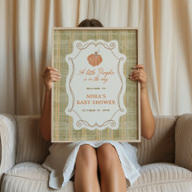 Whimsical Little Pumpkin Baby Shower Welcome