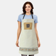 Whimsical LLamas All-Over Print Apron