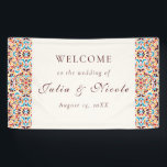 Whimsical Luxury Ivory Floral Style Border Wedding Banner<br><div class="desc">Beautiful Invitation to celebrate Special occasions and festivals comes with digital and E-invitation as per your request. We would love to replicate our designs to make multiple products like rsvp cards, labels envelopes, and more. Customisation is available for ready to print on request at info@shamaurcreatif@gmail.com. Look Forward to hearing from...</div>