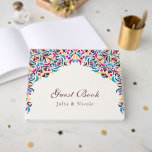 Whimsical Luxury Ivory Floral Style Border Wedding Guest Book<br><div class="desc">Beautiful Invitation to celebrate Special occasions and festivals comes with digital and E-invitation as per your request. We would love to replicate our designs to make multiple products like rsvp cards, labels envelopes, and more. Customisation is available for ready to print on request at info@shamaurcreatif@gmail.com. Look Forward to hearing from...</div>