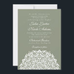 Whimsical Luxury Ivory Floral Style Border Wedding Invitation<br><div class="desc">Beautiful invitations and stationery for special occasions and festivals are available in both physical and digital formats. We can extend any design into matching items such as RSVP cards,  labels,  envelopes,  and more. Customization is available upon request. Looking forward to hearing from you!</div>