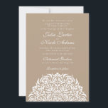 Whimsical Luxury Ivory Floral Style Border Wedding Invitation<br><div class="desc">Beautiful invitations and stationery for special occasions and festivals are available in both physical and digital formats. We can extend any design into matching items such as RSVP cards,  labels,  envelopes,  and more. Customization is available upon request. Looking forward to hearing from you!</div>