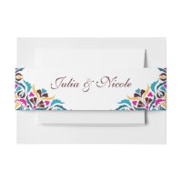 Whimsical Luxury Ivory Floral Style Border Wedding