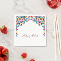 Whimsical Luxury Ivory Floral Style Border Wedding