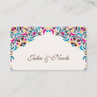 Whimsical Luxury Ivory Floral Style Border Wedding